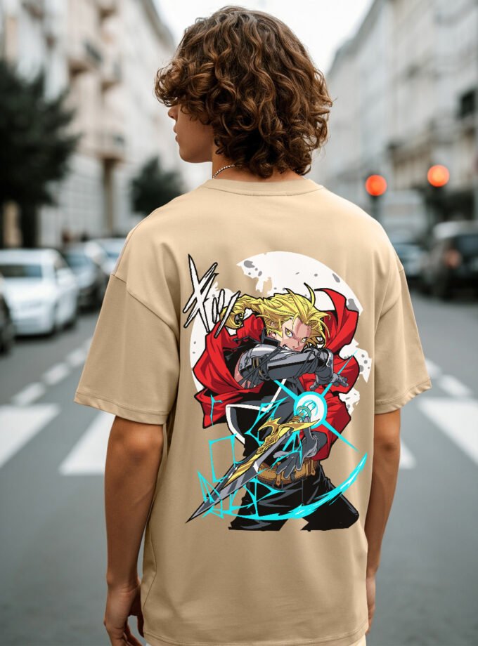 Edward Elric Anime Oversized T-shirt