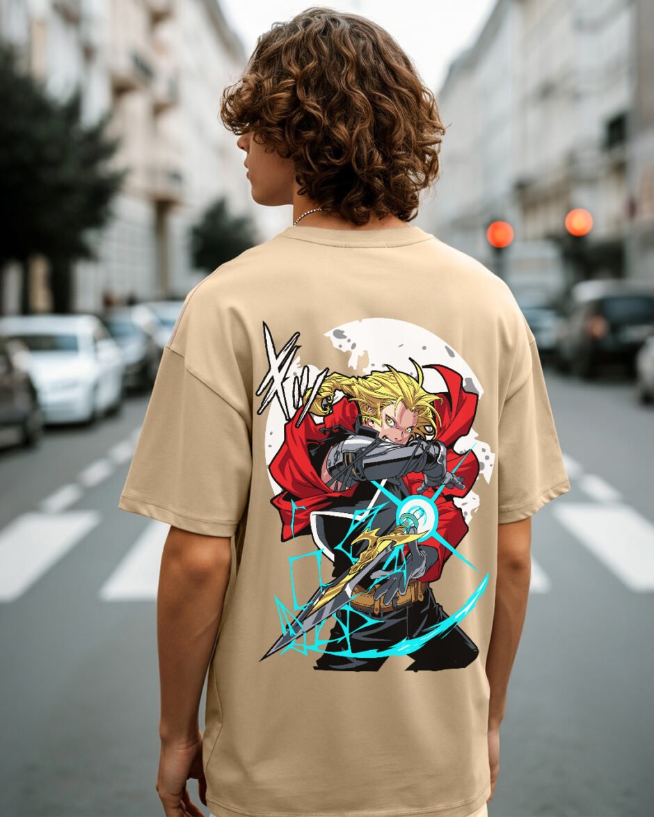 Edward Elric Anime Oversized T-shirt
