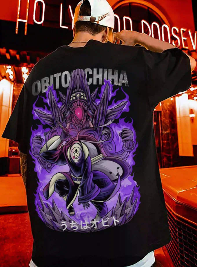 Obito Uchiha Anime Oversized T-shirt