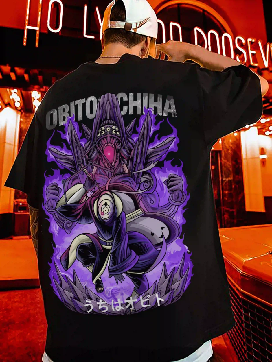 Obito Uchiha Anime Oversized T-shirt